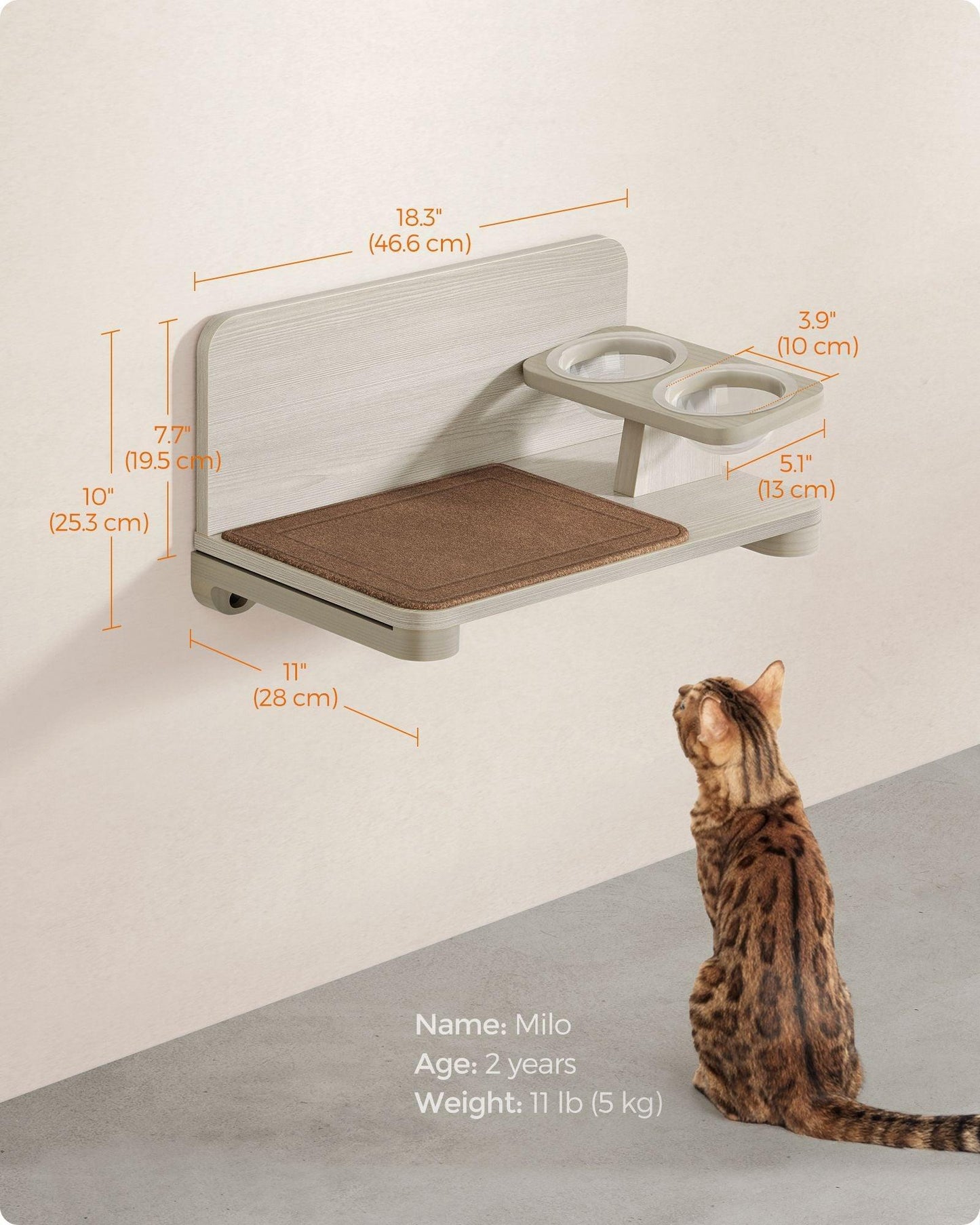 Collection - No.009 Cat Food Station for Wall FredCo
