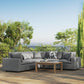 Commix 5-Piece Outdoor Patio Sectional Sofa, EEI-5589 FredCo