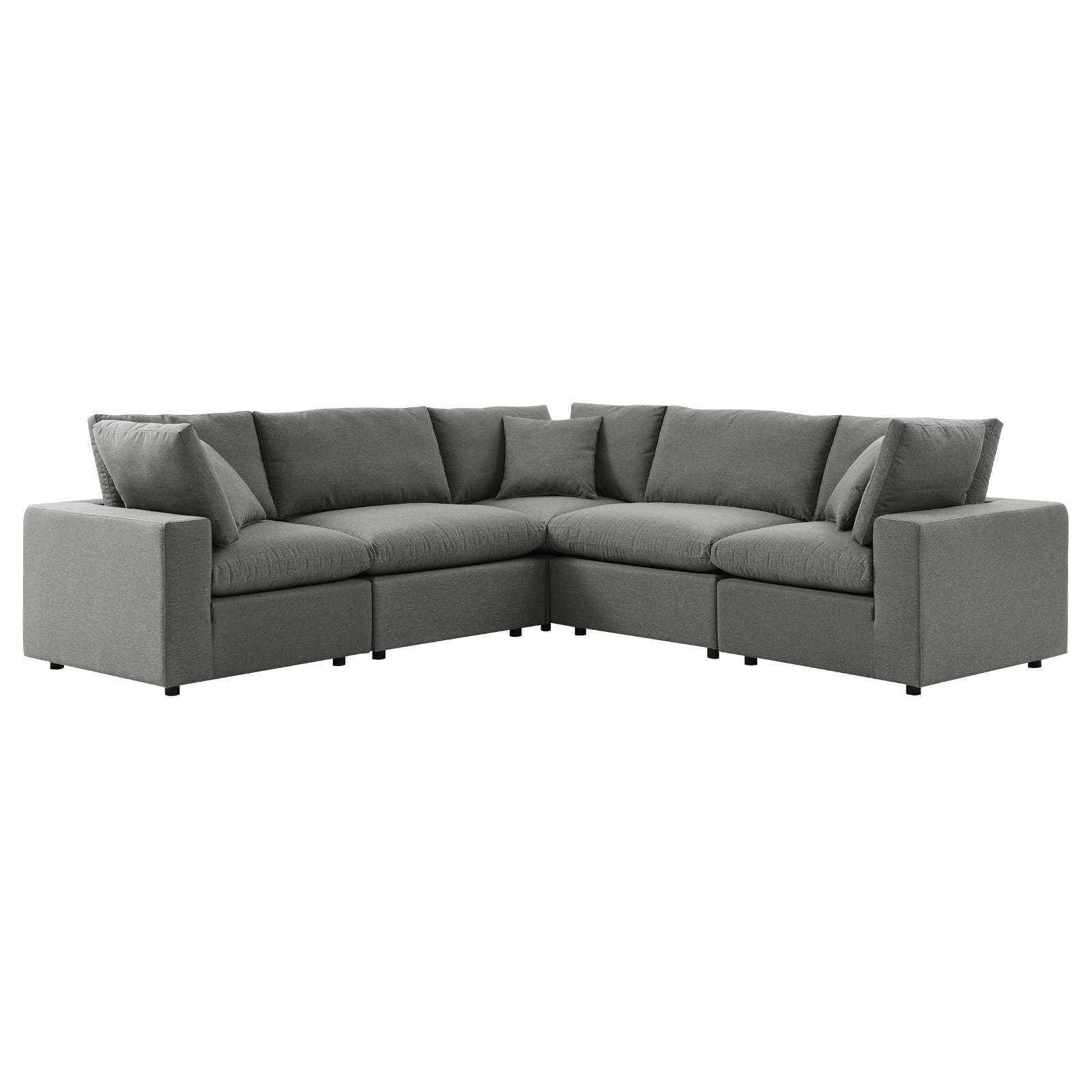 Commix 5-Piece Outdoor Patio Sectional Sofa, EEI-5589 FredCo