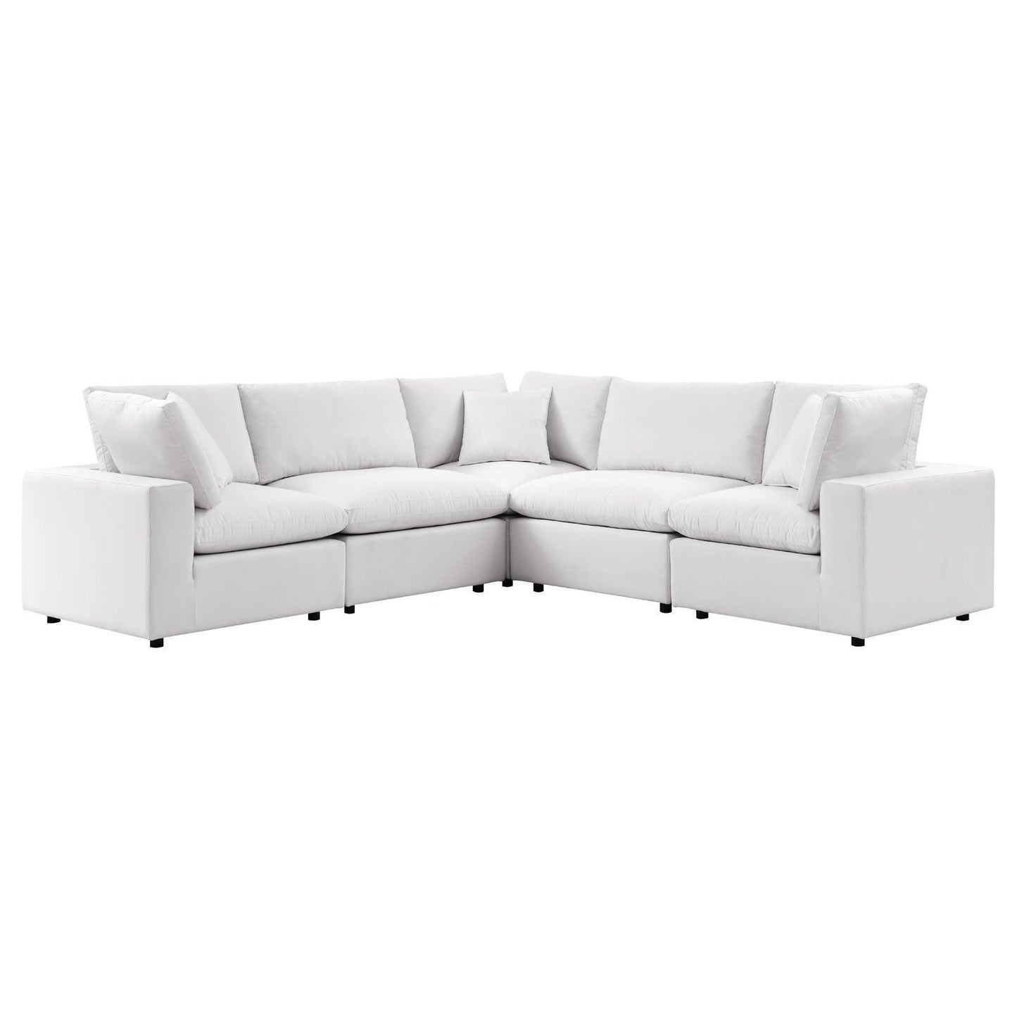 Commix 5-Piece Outdoor Patio Sectional Sofa, EEI-5589 FredCo