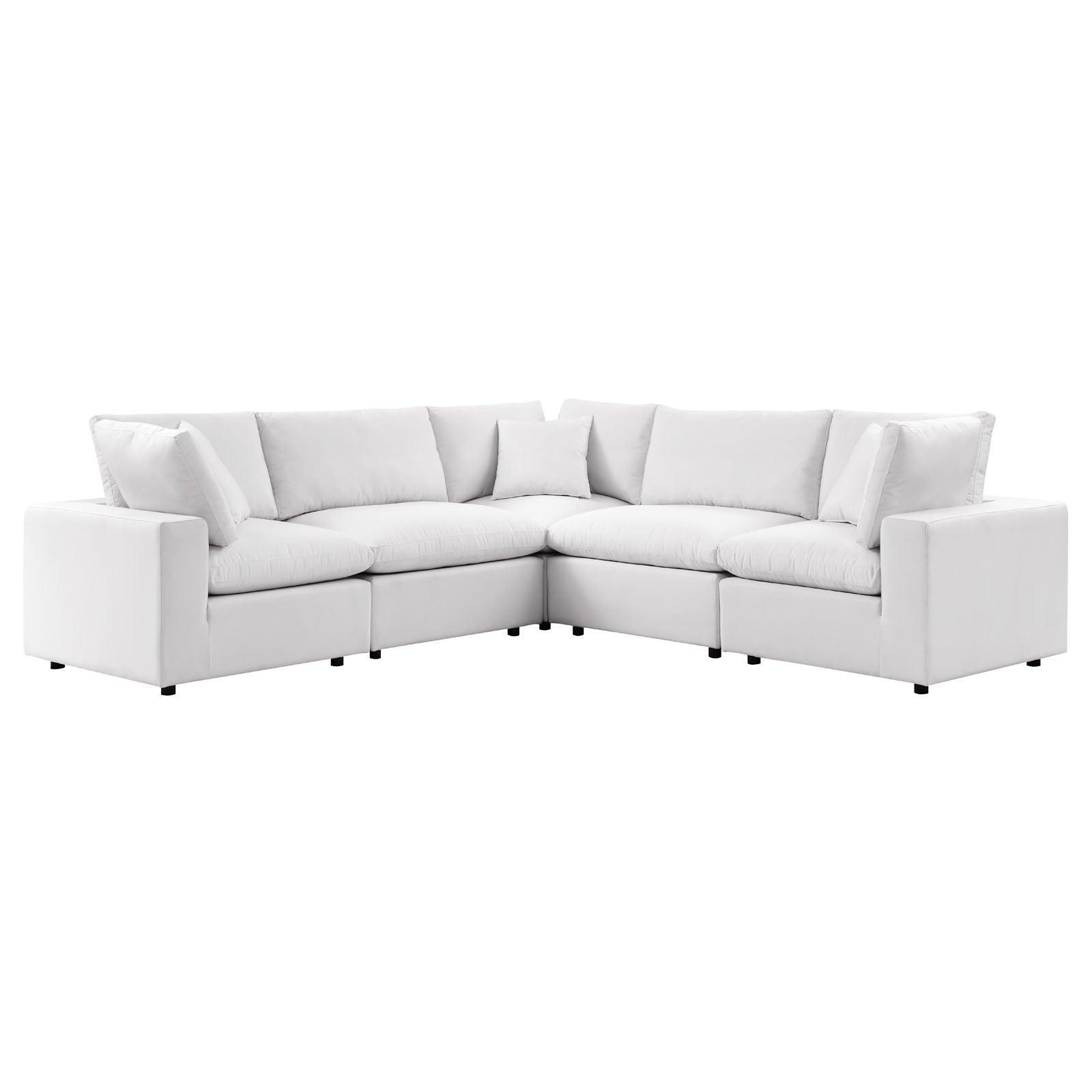 Commix 5-Piece Outdoor Patio Sectional Sofa, EEI-5589 FredCo