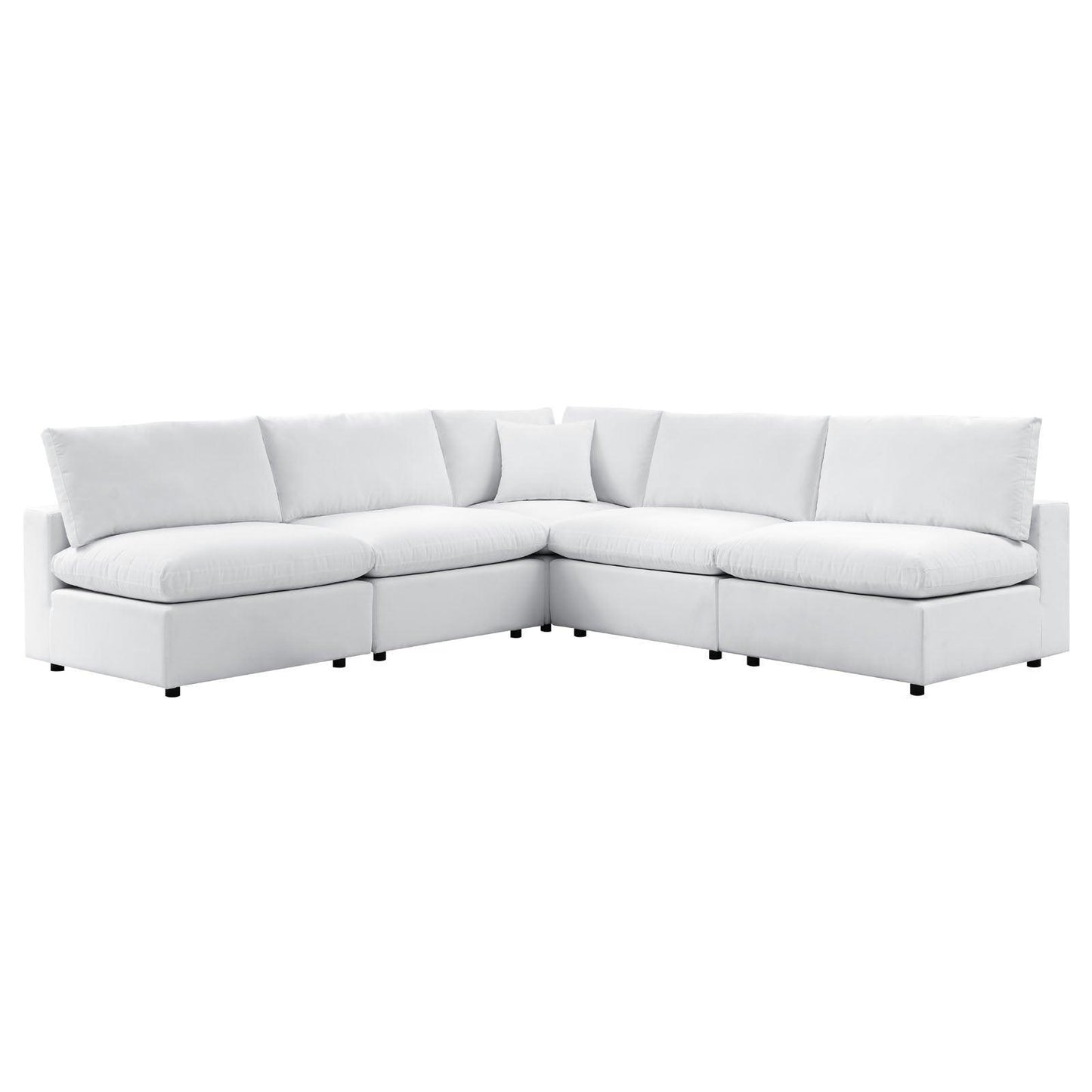 Commix 5-Piece Sunbrella Outdoor Patio Sectional Sofa, EEI-5588 FredCo