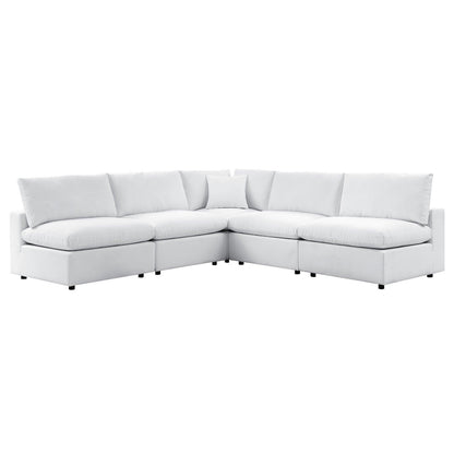 Commix 5-Piece Sunbrella Outdoor Patio Sectional Sofa, EEI-5588 FredCo