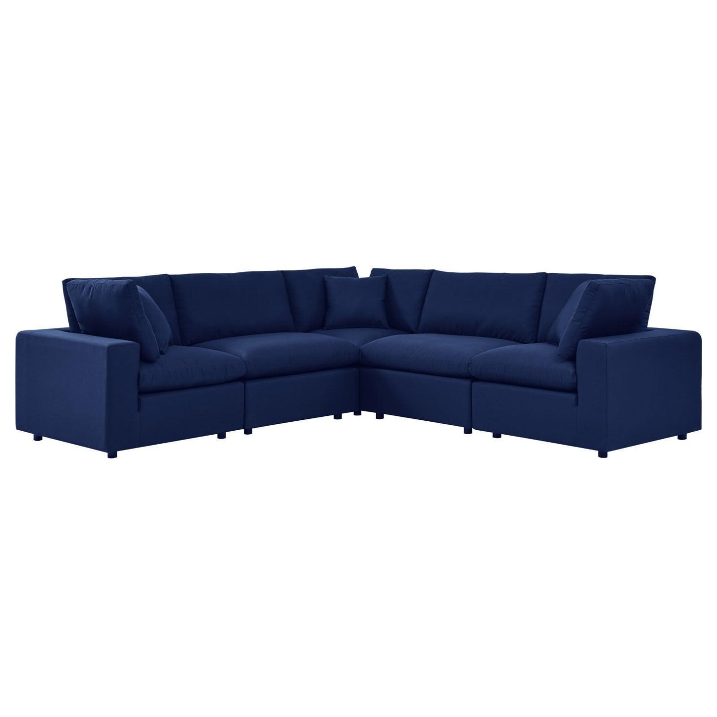 Commix 5-Piece Sunbrella Outdoor Patio Sectional Sofa, EEI-5590 FredCo