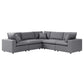 Commix 5-Piece Sunbrella Outdoor Patio Sectional Sofa, EEI-5590 FredCo