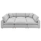 Commix Down Filled Overstuffed 6-Piece Sectional Sofa, EEI-5761 FredCo