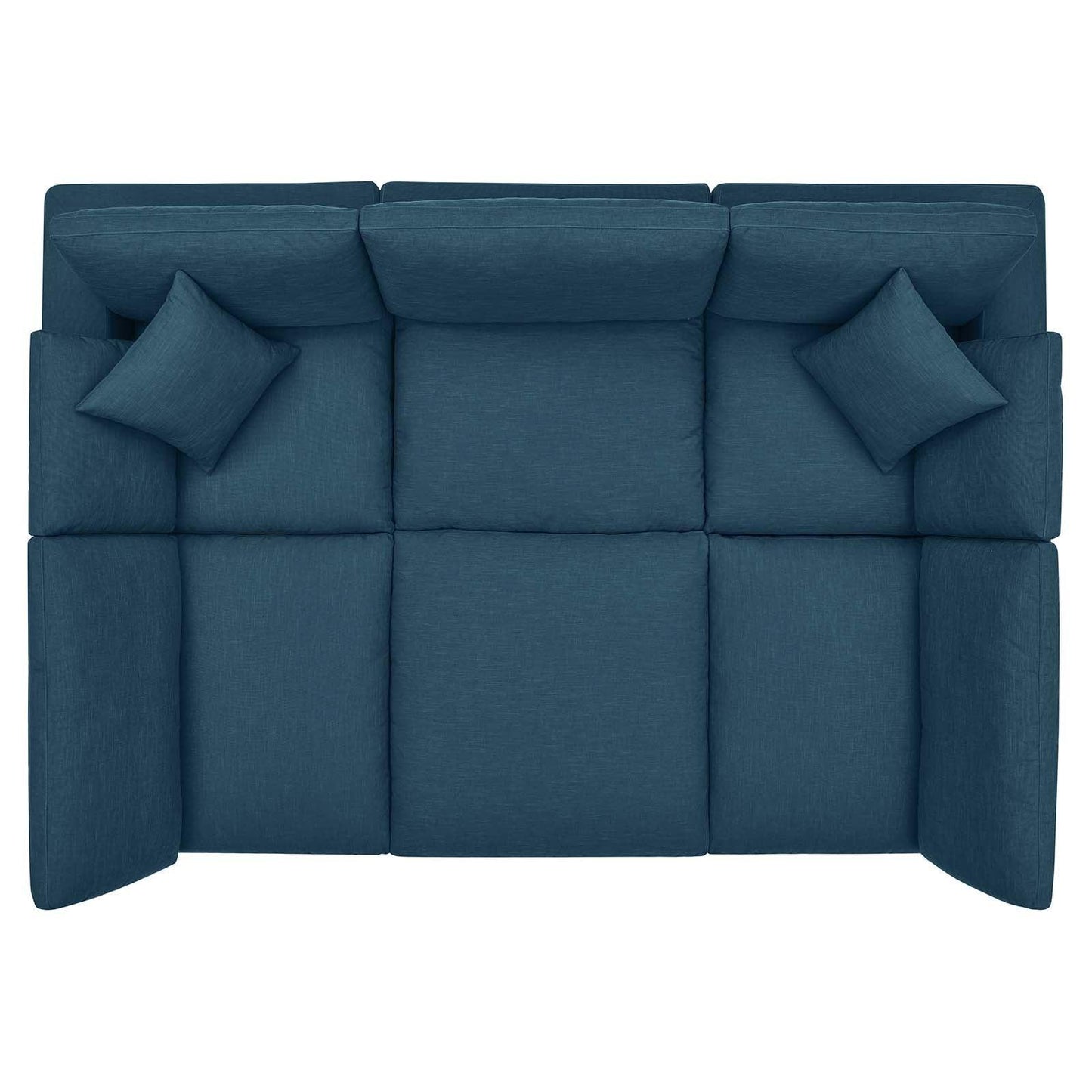 Commix Down Filled Overstuffed 6-Piece Sectional Sofa, EEI-5761 FredCo