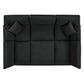 Commix Down Filled Overstuffed Boucle Fabric 6-Piece Sectional Sofa, EEI-6372 FredCo