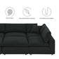 Commix Down Filled Overstuffed Boucle Fabric 6-Piece Sectional Sofa, EEI-6372 FredCo
