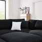 Commix Down Filled Overstuffed Boucle Fabric 6-Piece Sectional Sofa, EEI-6372 FredCo
