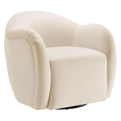 Compose Performance Velvet Swivel Armchair by Modway FredCo