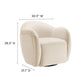 Compose Performance Velvet Swivel Armchair by Modway FredCo