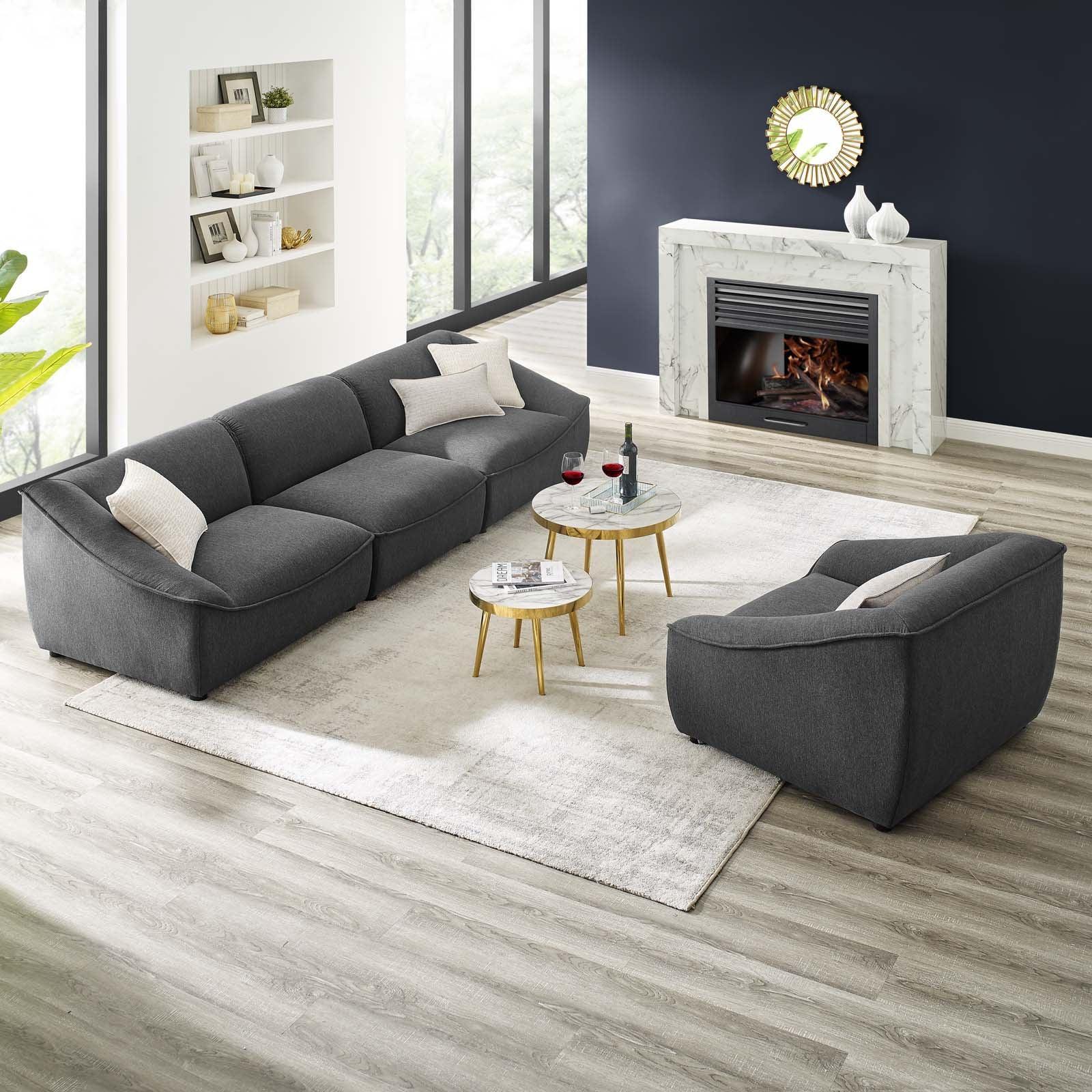 Comprise 4-Piece Living Room Set, EEI-5406 FredCo