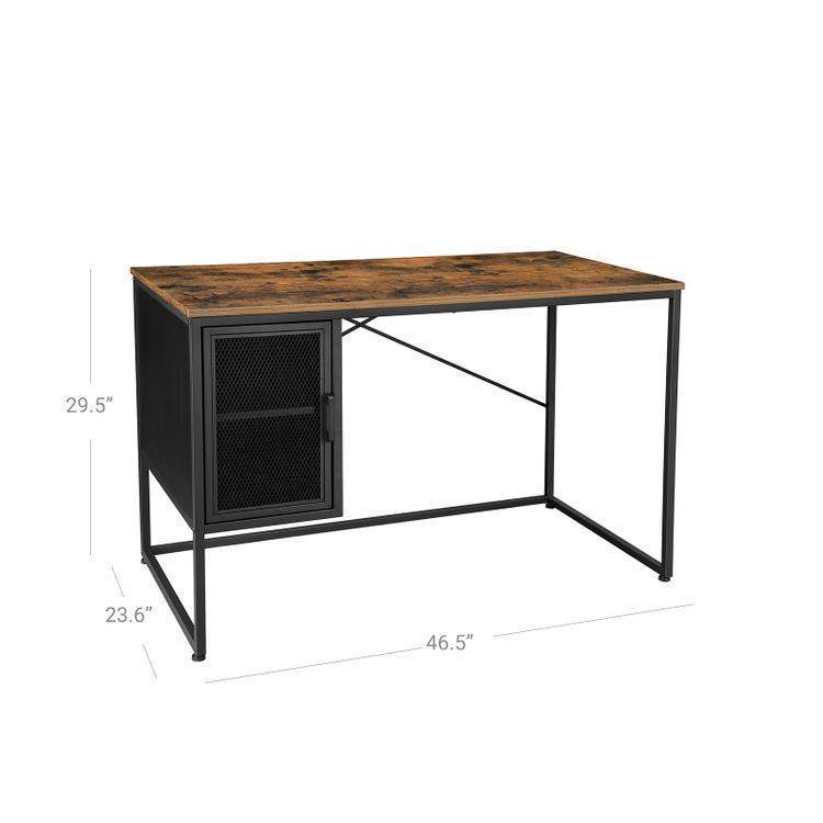 Computer Desk with Adjustable Shelf FredCo