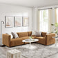 Conjure Channel Tufted Performance Velvet 4-Piece Sectional, EEI-5770 FredCo