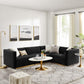 Conjure Channel Tufted Performance Velvet 4-Piece Sectional, EEI-5848 FredCo