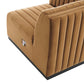 Conjure Channel Tufted Performance Velvet 5-Piece Sectional, EEI-5771 FredCo