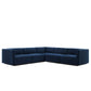 Conjure Channel Tufted Performance Velvet 5-Piece Sectional, EEI-5771 FredCo