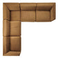 Conjure Channel Tufted Performance Velvet 5-Piece Sectional, EEI-5771 FredCo