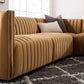 Conjure Channel Tufted Performance Velvet 5-Piece Sectional, EEI-5771 FredCo