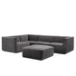 Conjure Channel Tufted Performance Velvet 5-Piece Sectional, EEI-5774 FredCo
