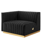 Conjure Channel Tufted Performance Velvet 5-Piece Sectional, EEI-5853 FredCo
