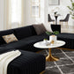 Conjure Channel Tufted Performance Velvet 6-Piece Sectional, EEI-5846 FredCo