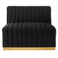 Conjure Channel Tufted Performance Velvet 6-Piece Sectional, EEI-5846 FredCo