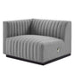 Conjure Channel Tufted Upholstered Fabric Loveseat by Modway FredCo