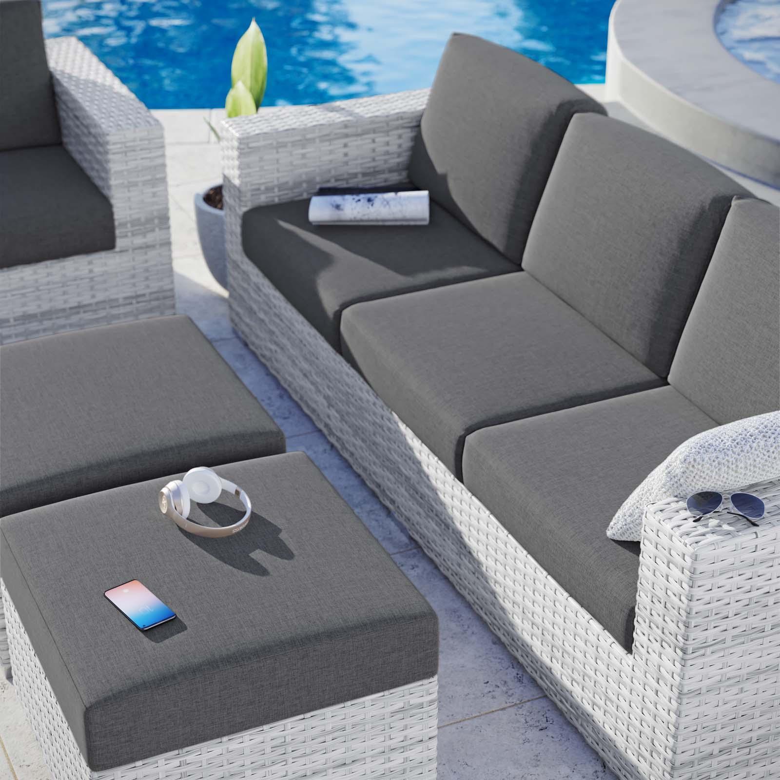 Convene 4-Piece Outdoor Patio Set, EEI-5451 FredCo