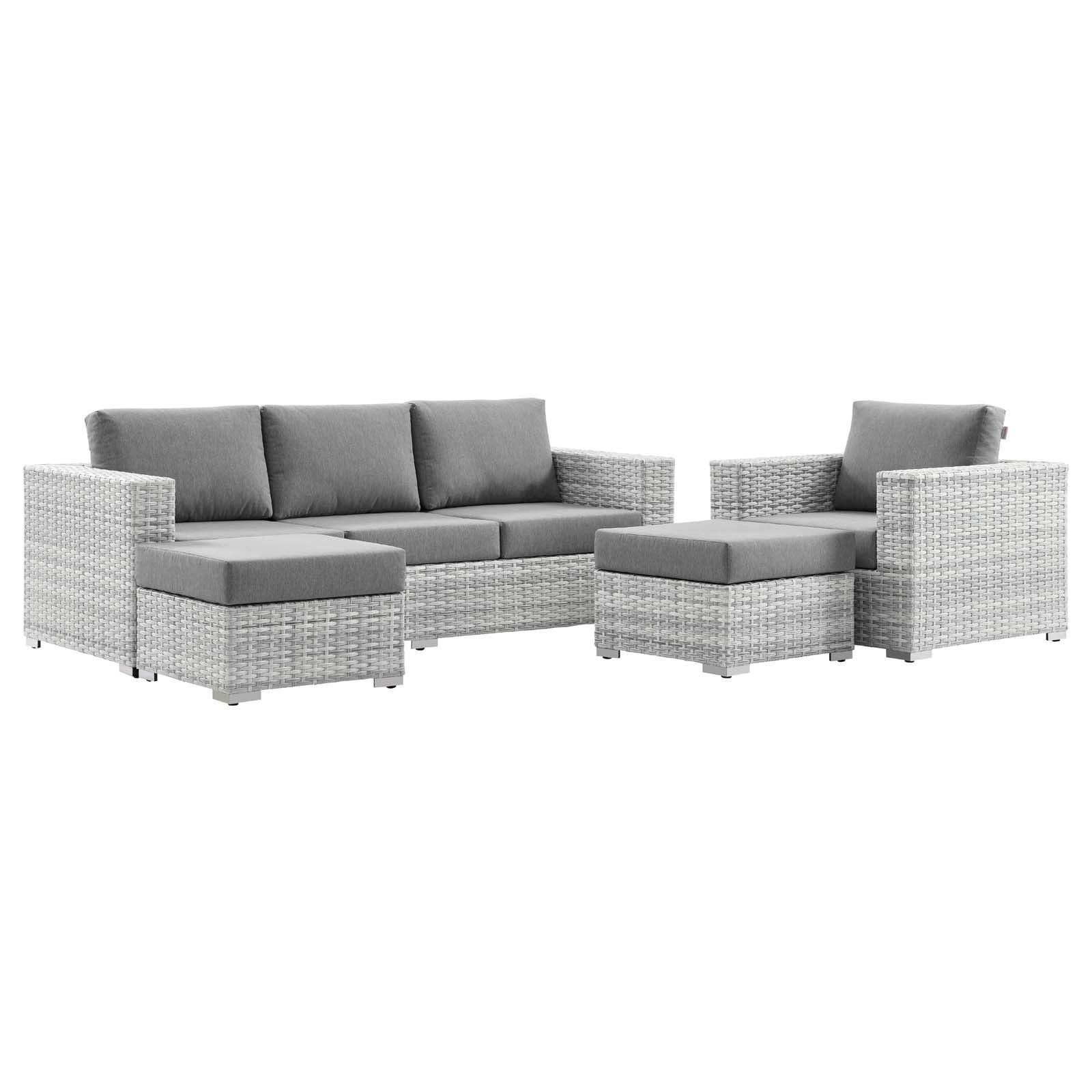 Convene 4-Piece Outdoor Patio Set, EEI-5451 FredCo