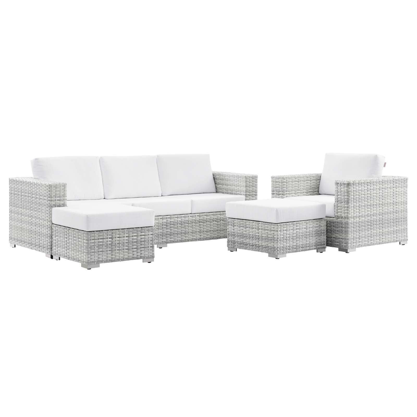 Convene 4-Piece Outdoor Patio Set, EEI-5451 FredCo