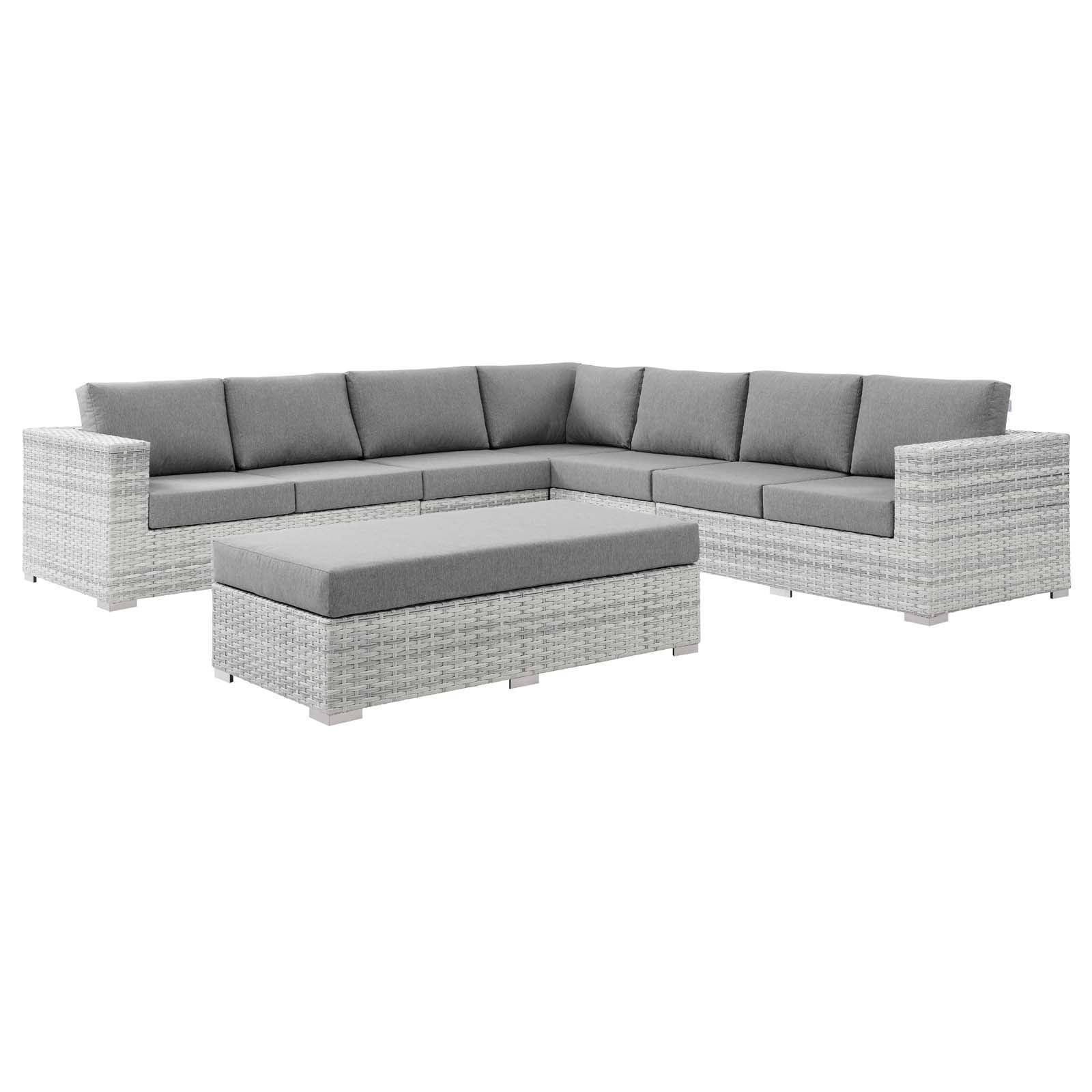 Convene 6-Piece Outdoor Patio Sectional Set, EEI-5450 FredCo