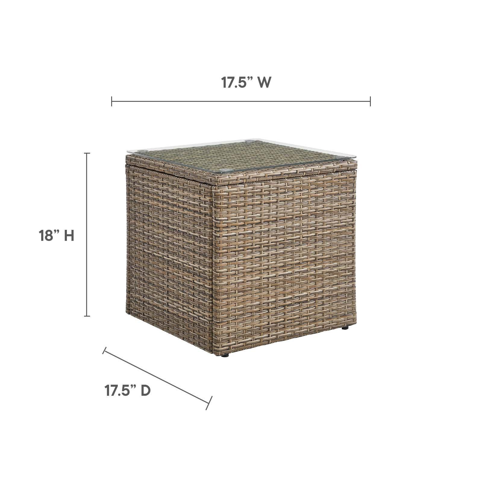 Convene Outdoor Patio Side Table, EEI-6240 FredCo