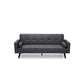 Convertible Couch Sofa Bed Grey FredCo