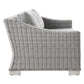 Conway 4-Piece Outdoor Patio Wicker Rattan Furniture Set, EEI-5095 FredCo