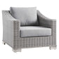 Conway 4-Piece Outdoor Patio Wicker Rattan Furniture Set, EEI-5095 FredCo