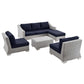 Conway 5-Piece Outdoor Patio Wicker Rattan Furniture Set, EEI-5097 FredCo