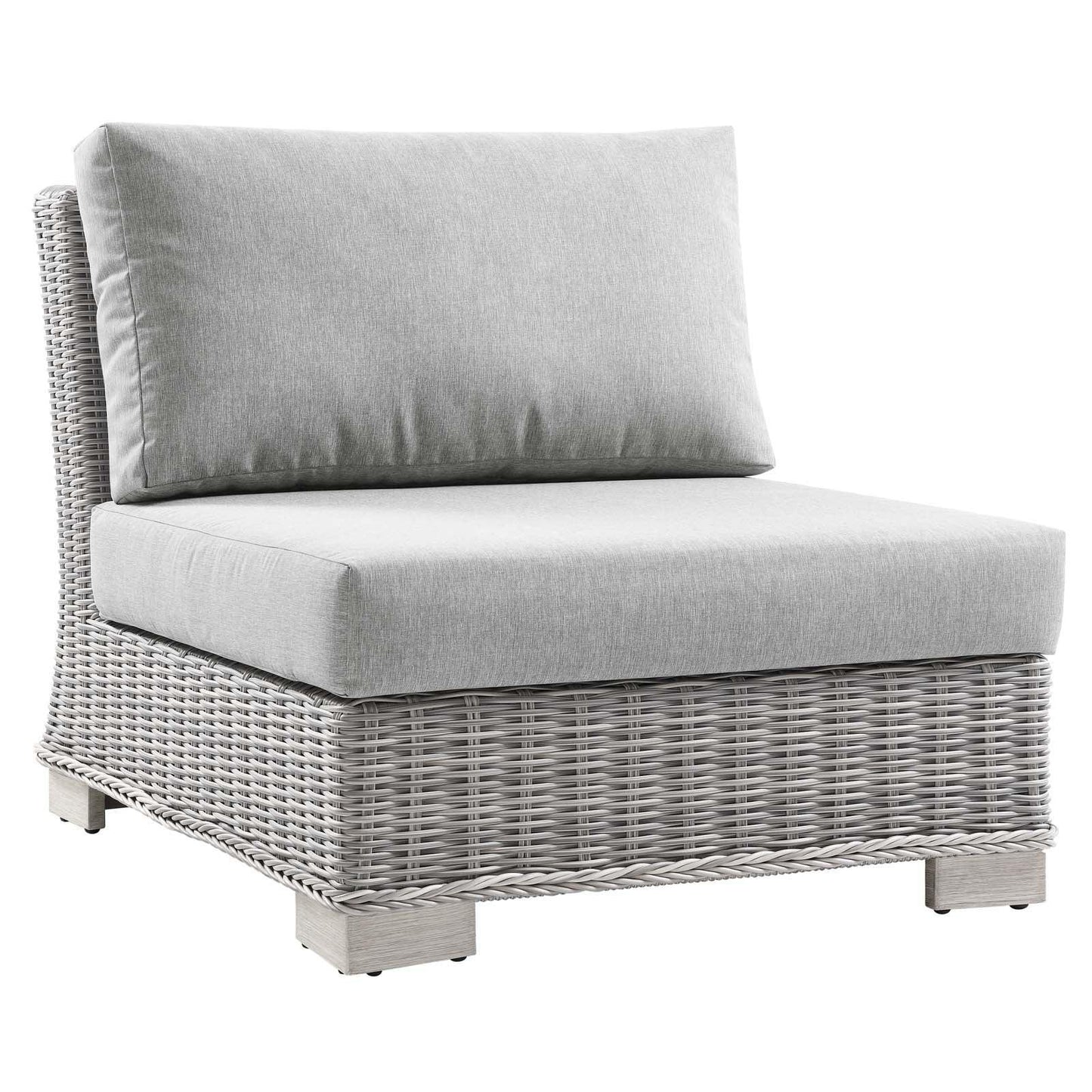 Conway Outdoor Patio Wicker Rattan 6-Piece Sectional Sofa Furniture Set, EEI-5099 FredCo