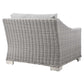 Conway Outdoor Patio Wicker Rattan 6-Piece Sectional Sofa Furniture Set, EEI-5099 FredCo