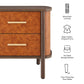 Coralie 2-Drawer Curved Vegan Leather Nightstand by Modway MOD-7237 FredCo