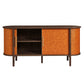 Coralie Curved Vegan Leather Oval Sideboard by Modway EEI-7373 FredCo