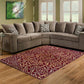 Corbin Modern Damask Contemporary Rug FredCo