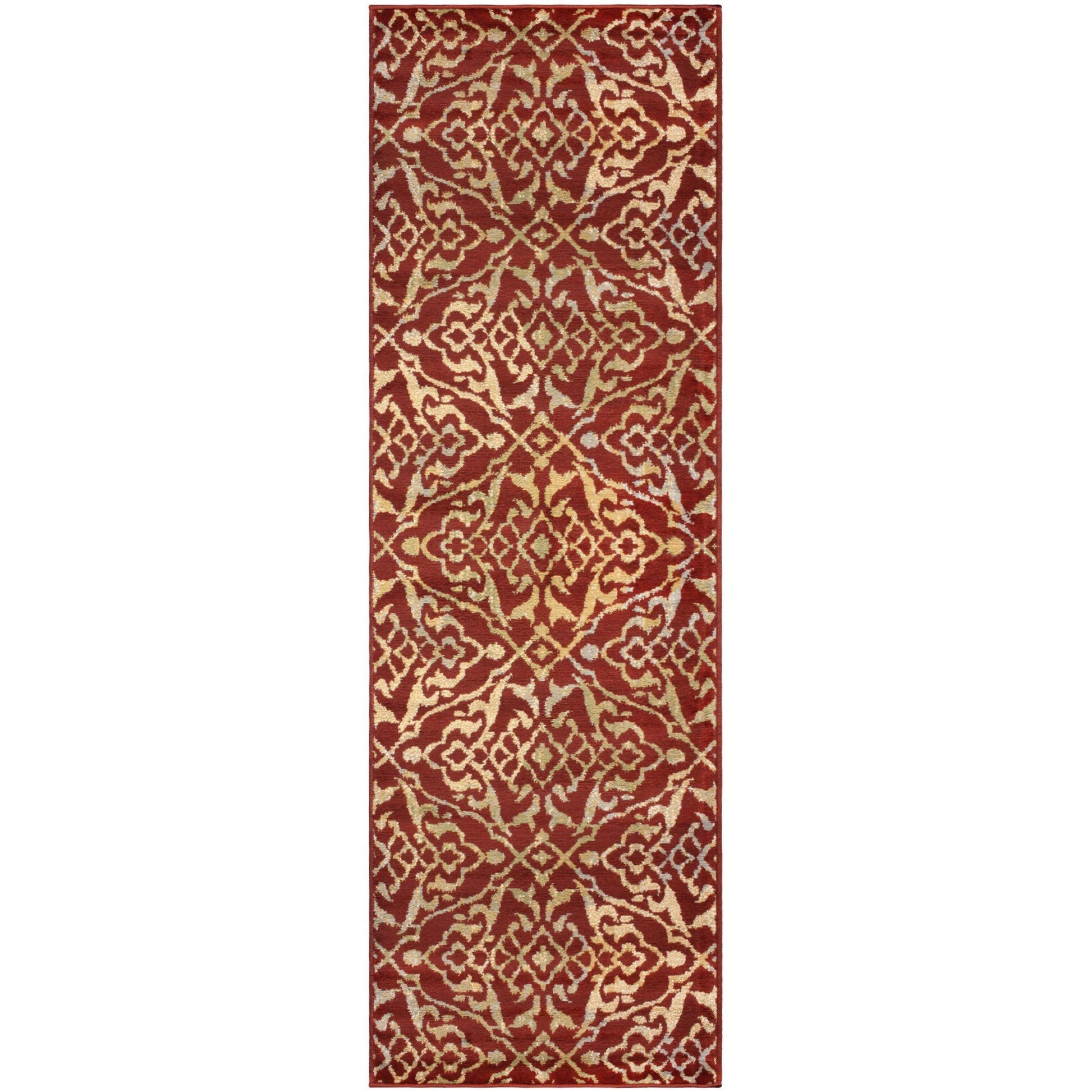 Corbin Modern Damask Contemporary Rug FredCo
