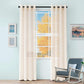 Cormac Diffused Light Shimmering Geometric Sheer Curtain Set FredCo