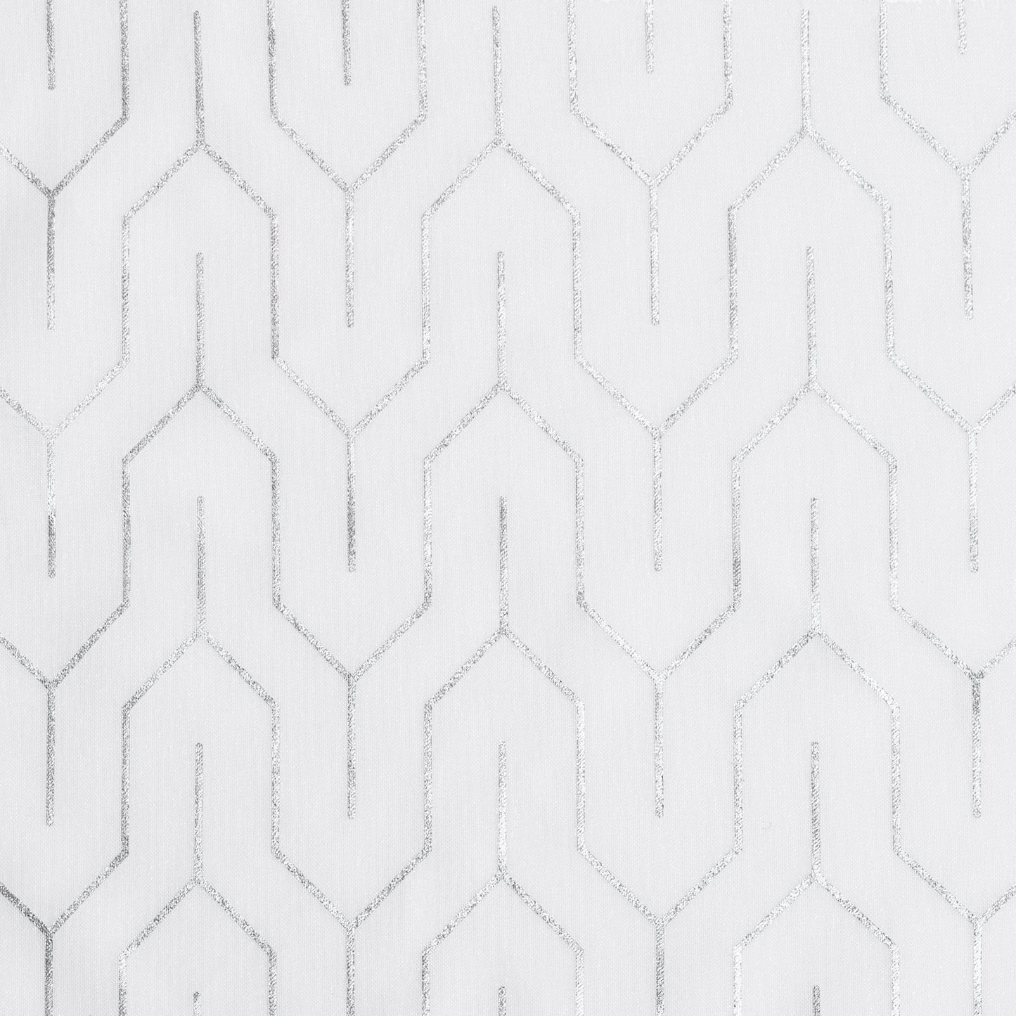 Cormac Diffused Light Shimmering Geometric Sheer Curtain Set FredCo