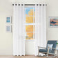Cormac Diffused Light Shimmering Geometric Sheer Curtain Set FredCo