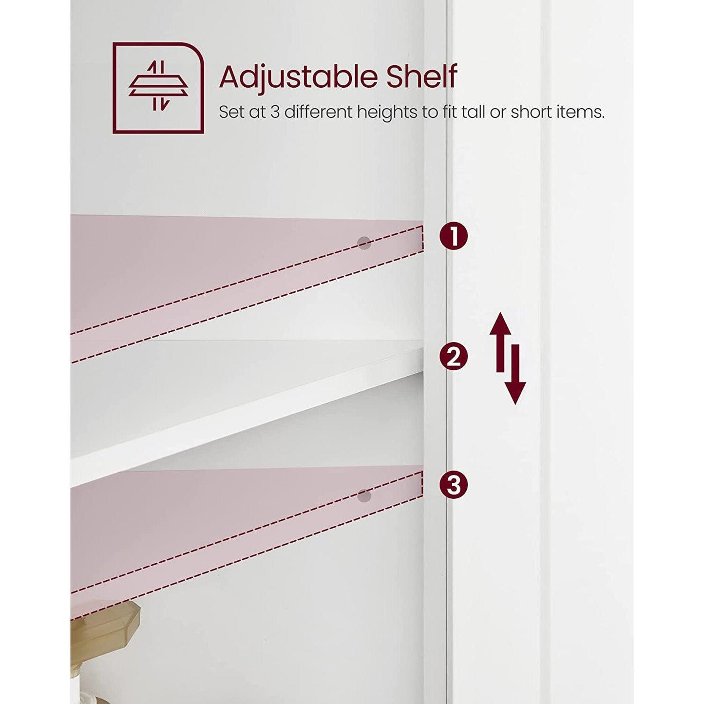 Corner Bathroom Cabinet with Doors FredCo