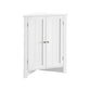 Corner Bathroom Cabinet with Doors FredCo