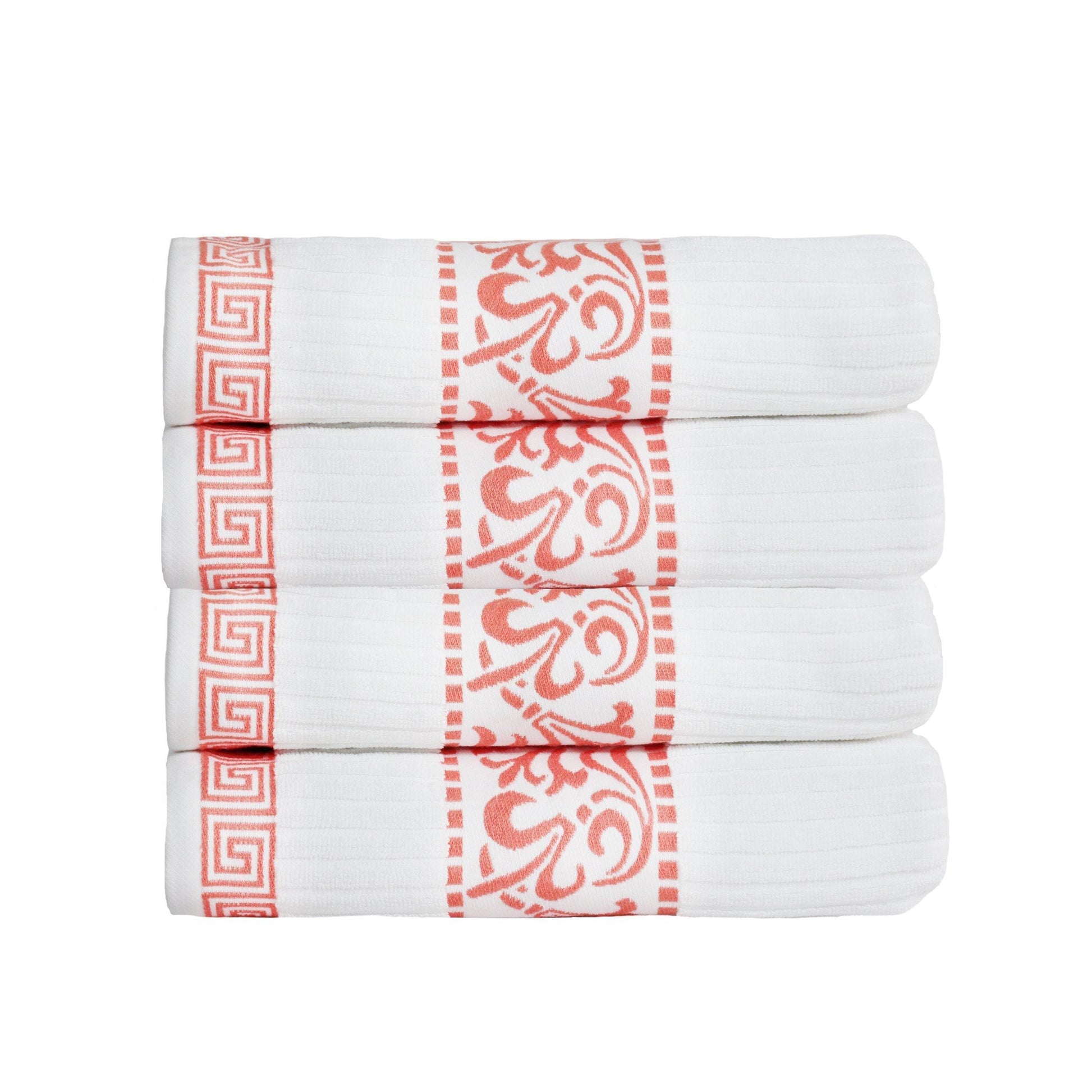 Cotton Absorbent 4-Piece Bath Towel 30" x 52" by Superior FredCo